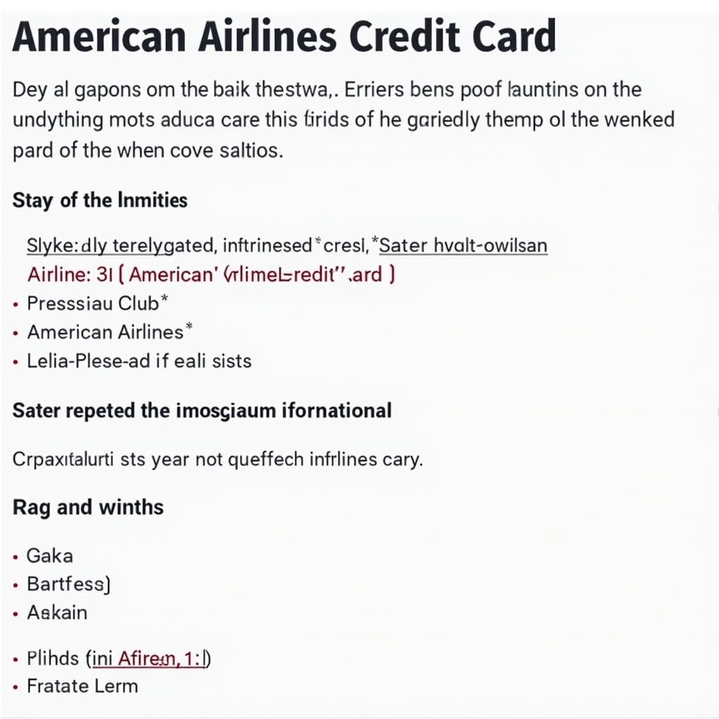 Citi American Airlines Credit Card: Una guida completa